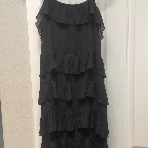 Black multi ruffled dress - Picture 5 of 5